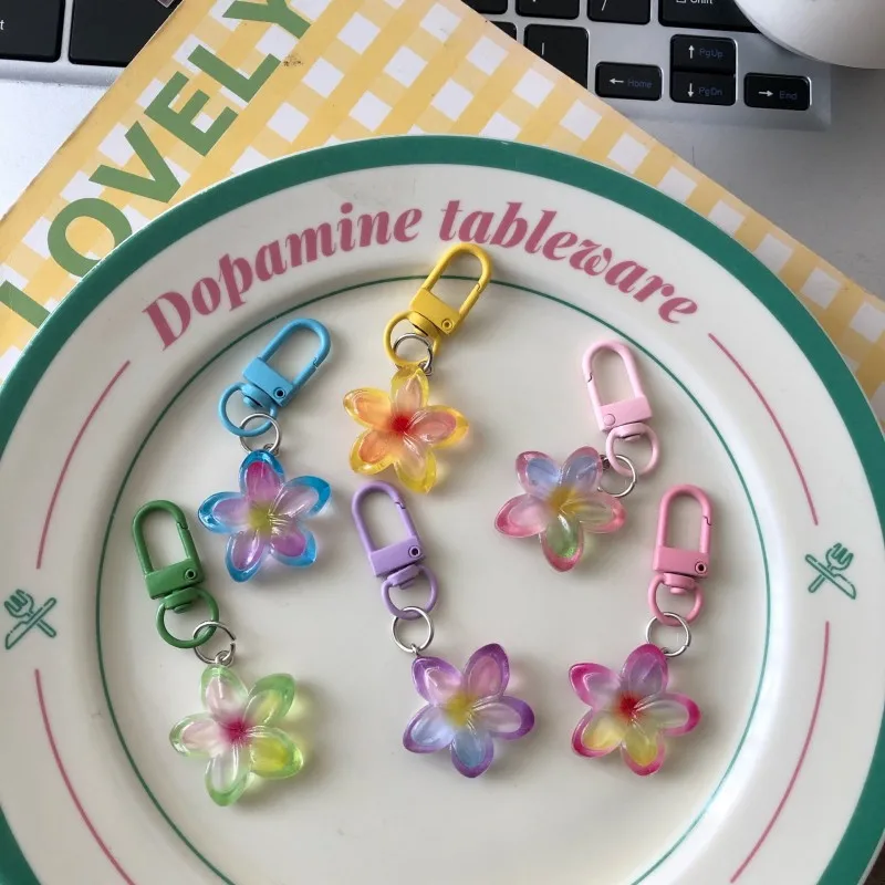 Little Flower Keychain Colorful Jasmine Flower Keyring Cute Backpack Bag Car Key Pendant Moblie Phone Hanging Accessories
Little Flower Keychain Colorful Jasmine Flower Keyring Cute Backpack Bag Car Key Pendant Moblie Phone Hanging Accessories
