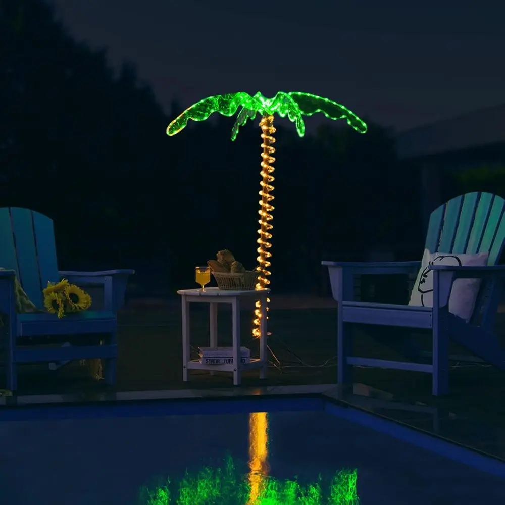 Illuminated 5ft Palm Trees with 198 LEDs for Outdoor Patio, Tropical Backyard, and Poolside Decor
Illuminated 5ft Palm Trees with 198 LEDs for Outdoor Patio, Tropical Backyard, and Poolside Decor