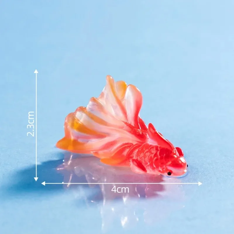 1PC Miniature Resin Gold Fish Figurine for Tank Decorations Mini Colorful Simulation Gold Fish Micro Landscape Pet Supplies
1PC Miniature Resin Gold Fish Figurine for Tank Decorations Mini Colorful Simulation Gold Fish Micro Landscape Pet Supplies