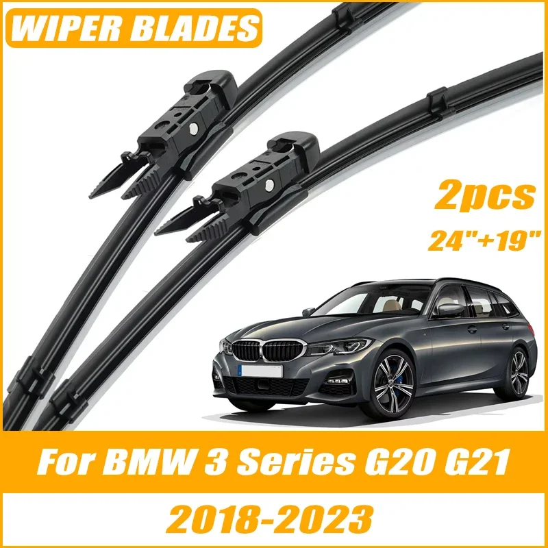 2pcs Wiper Front Wiper Blades For BMW 3 Series G20 G21 2018-2023 Windshield Windscreen Clean Window Car Rain Brushes 24"+19"
2pcs Wiper Front Wiper Blades For BMW 3 Series G20 G21 2018-2023 Windshield Windscreen Clean Window Car Rain Brushes 24"+19"