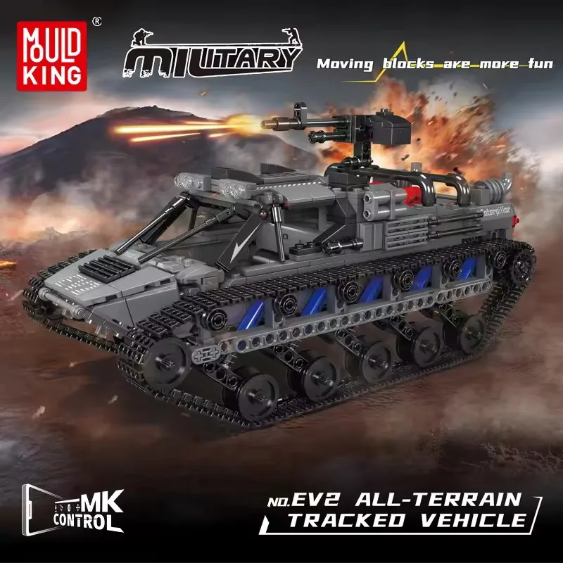 Military The EV2 Luxury Super Tank Remote Control Construction MOC-20030 Mould King Kids Gifts Building Blocks Toys for Adults
Military The EV2 Luxury Super Tank Remote Control Construction MOC-20030 Mould King Kids Gifts Building Blocks Toys for Adults