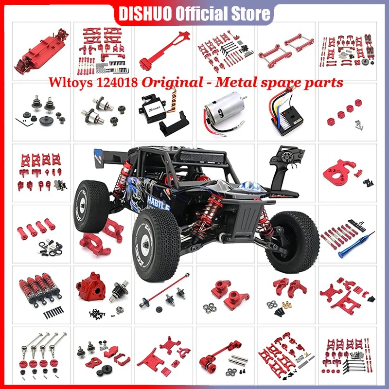 Wltoys 124016 124018 RC Car 1:12 Red All Upgrade Metal Spare Parts 4WD C-Type Seat/Tire/Motor Seat/Transmission Shaft/Tie Rod
Wltoys 124016 124018 RC Car 1:12 Red All Upgrade Metal Spare Parts 4WD C-Type Seat/Tire/Motor Seat/Transmission Shaft/Tie Rod