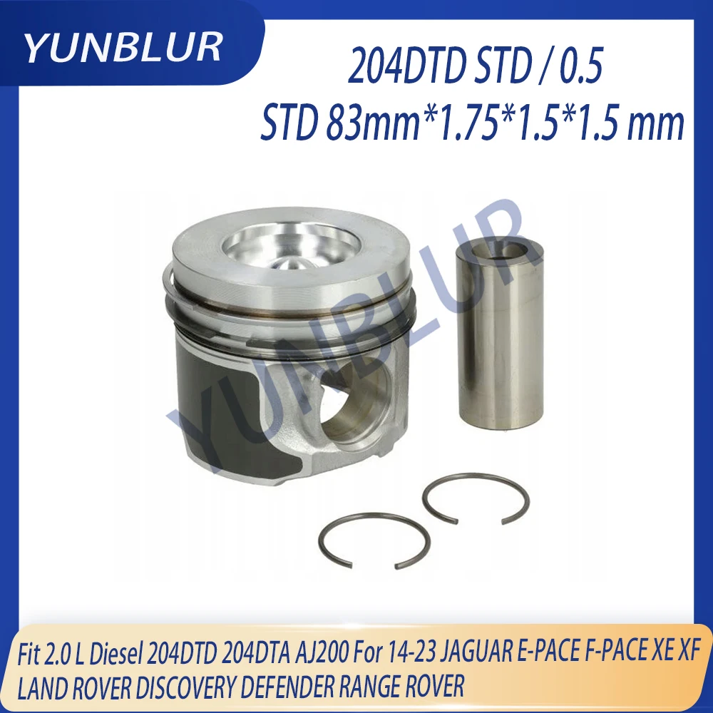 1PCS STD 0.5 Piston & Ring Fit 2.0 L Diesel 204DTD 204DTA AJ200 For 14-23 JAGUAR E-PACE F-PACE LAND ROVER DISCOVERY RANGE ROVER
1PCS STD 0.5 Piston & Ring Fit 2.0 L Diesel 204DTD 204DTA AJ200 For 14-23 JAGUAR E-PACE F-PACE LAND ROVER DISCOVERY RANGE ROVER