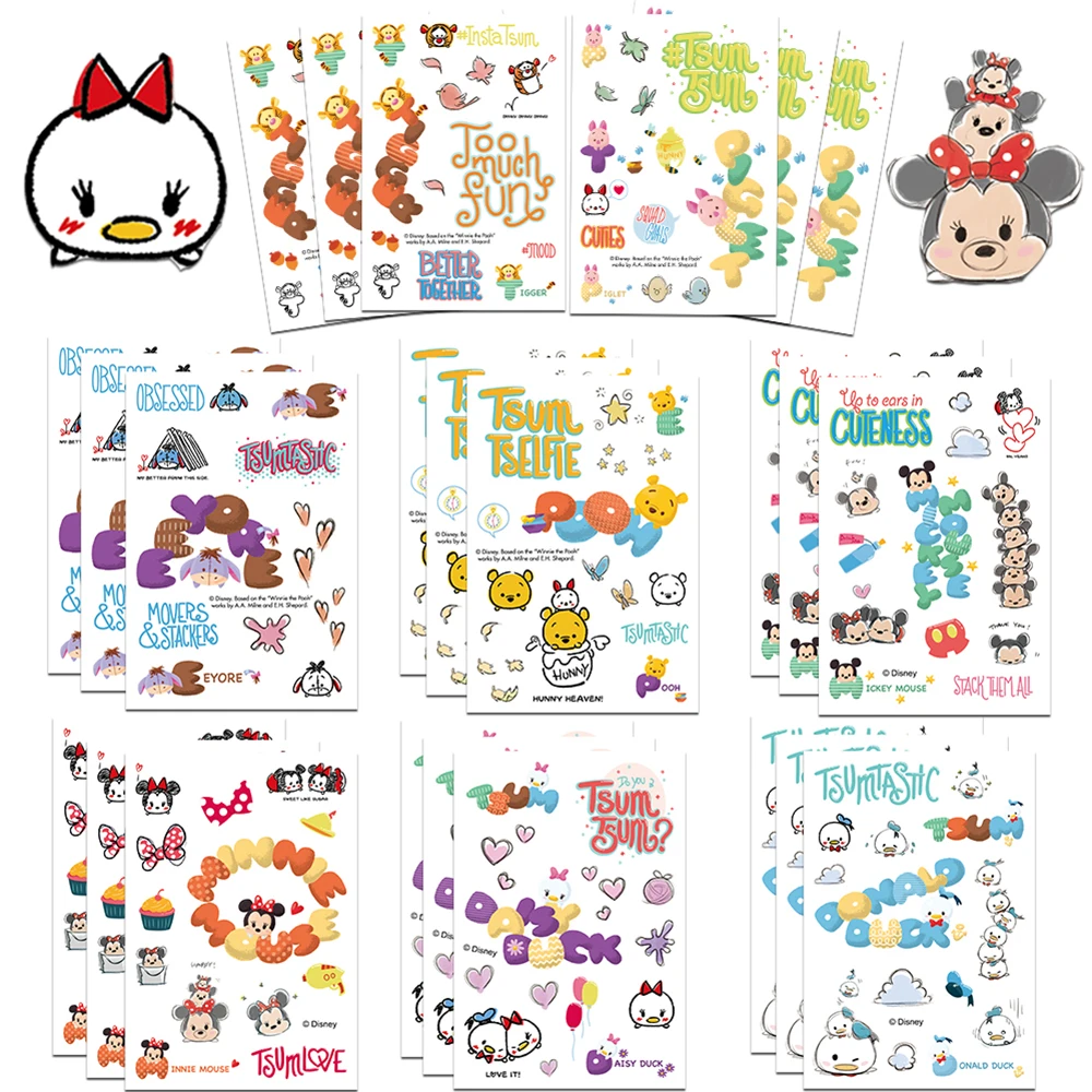 8/16sheets Disney Tsum Tsum Cartoon Stickers Aesthetic Mickey Mouse Pooh Bear Anime Decals DIY Luggage Guitar Car Cute Sticker
8/16sheets Disney Tsum Tsum Cartoon Stickers Aesthetic Mickey Mouse Pooh Bear Anime Decals DIY Luggage Guitar Car Cute Sticker