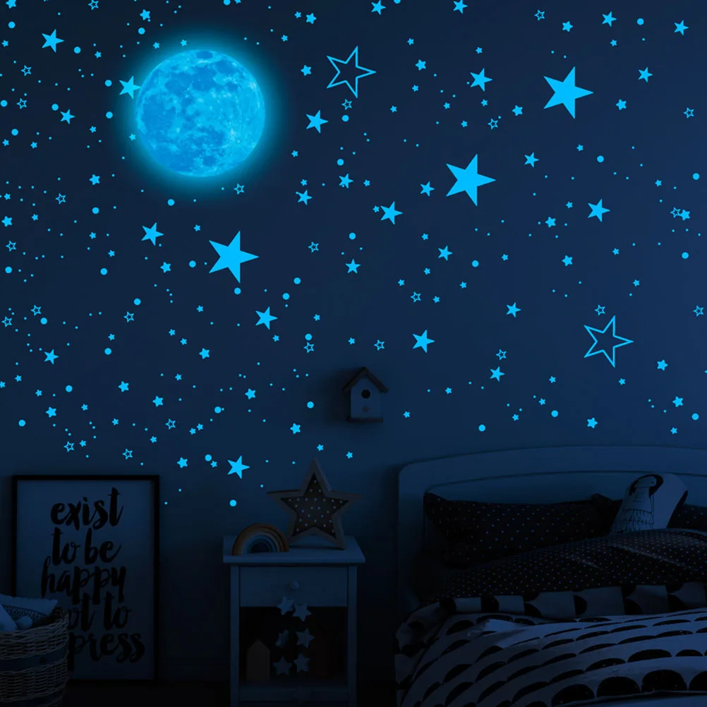 1 set Glow in Dark Stickers Kids Room Decor Wall Decals Nursery Art Glow In The Dark Stars Stickers Luminous Star Set
1 set Glow in Dark Stickers Kids Room Decor Wall Decals Nursery Art Glow In The Dark Stars Stickers Luminous Star Set