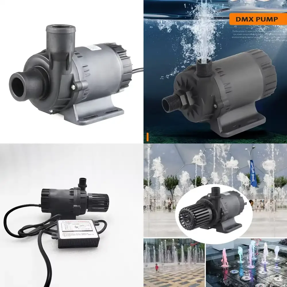 24V DC Water DMX Fountain Pump Compatible with DMX512 Control System
24V DC Water DMX Fountain Pump Compatible with DMX512 Control System