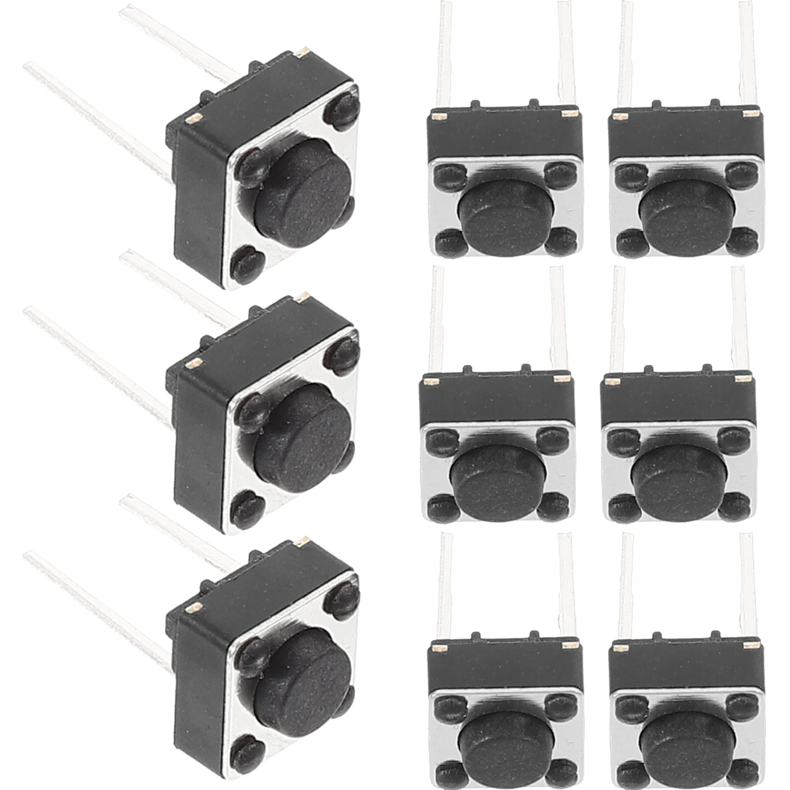 100pcs Tactile Switch 6x6x4 3mm 5mm 7mm Momentary Push Button Switch for PCB Electronics Easy Install Replacement
100pcs Tactile Switch 6x6x4 3mm 5mm 7mm Momentary Push Button Switch for PCB Electronics Easy Install Replacement