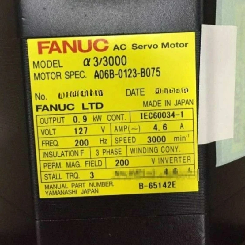 Серводвигатель Fanuc A06B-0123-B075 в наличии, быстрая доставка
Серводвигатель Fanuc A06B-0123-B075 в наличии, быстрая доставка
