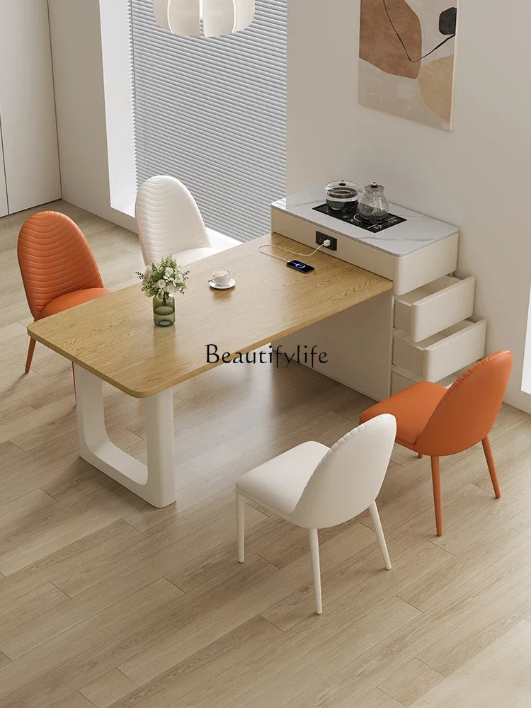 FG44Kitchen Island Dining Table Integrated Household Cream Style Retractable Light Luxury Log Style Solid Wood
FG44Kitchen Island Dining Table Integrated Household Cream Style Retractable Light Luxury Log Style Solid Wood
