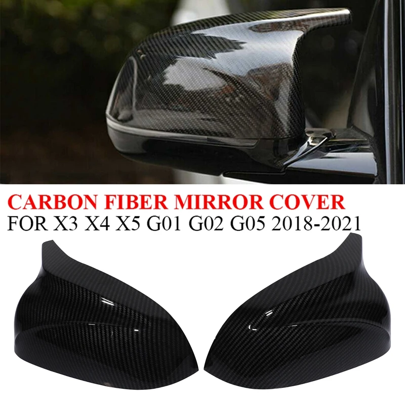 Carbon Fiber Rearview Mirror Cover Side Wing Mirror Caps Protector For BMW X3 X4 X5 G01 G02 G05 2018 2019 2020 2021
Carbon Fiber Rearview Mirror Cover Side Wing Mirror Caps Protector For BMW X3 X4 X5 G01 G02 G05 2018 2019 2020 2021