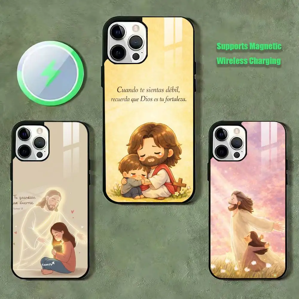 J-Jesus Bible Verse Spanish Phone Case For iPhone17,16,15,14,13,12,11 Plus,Pro Supports Magnetic Wireless Charging
J-Jesus Bible Verse Spanish Phone Case For iPhone17,16,15,14,13,12,11 Plus,Pro Supports Magnetic Wireless Charging