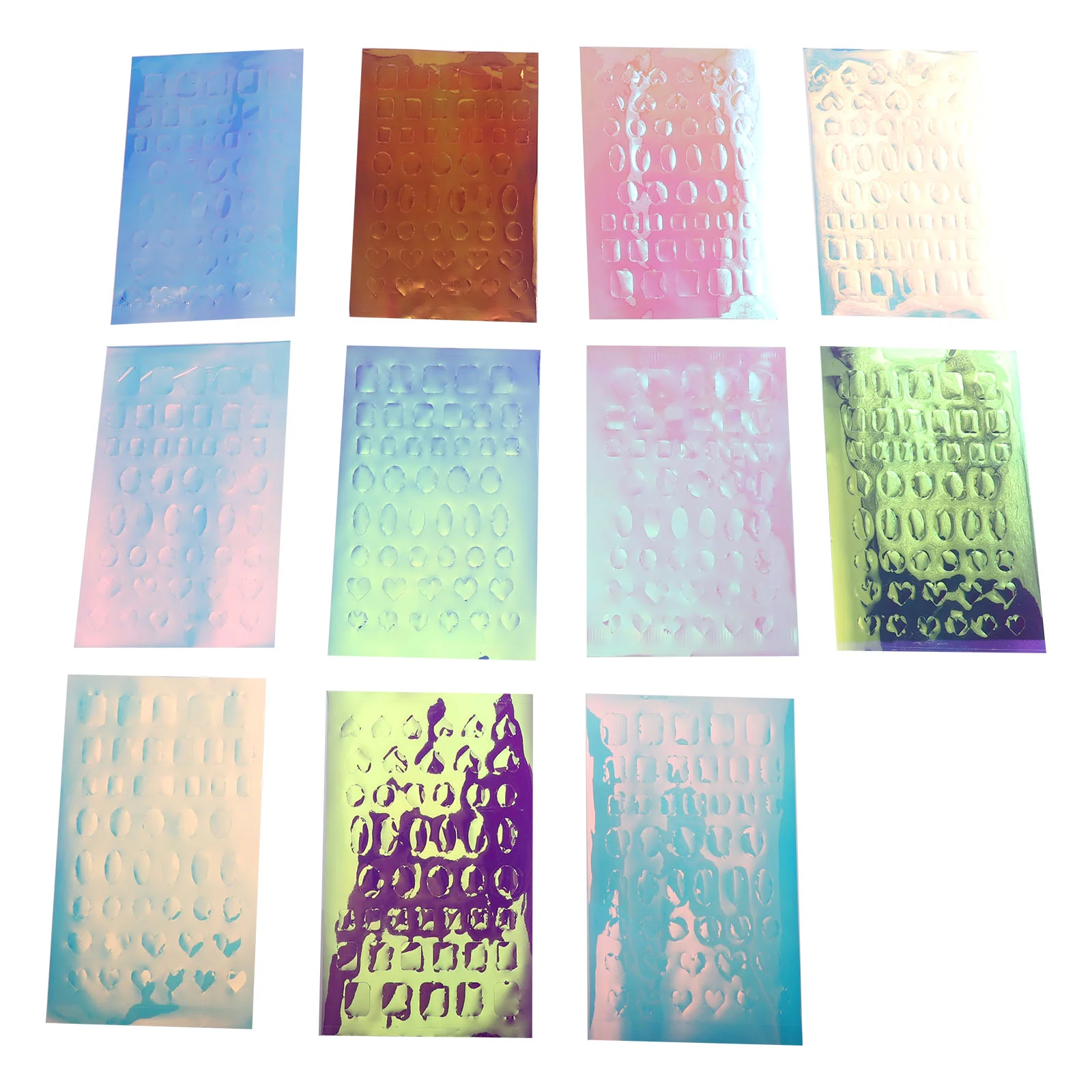 11 Pcs Nail Stickers Decal Cellophane Manicure Decals Creative Decor Charms Beauty Decors Supplies DIY Supply
11 Pcs Nail Stickers Decal Cellophane Manicure Decals Creative Decor Charms Beauty Decors Supplies DIY Supply
