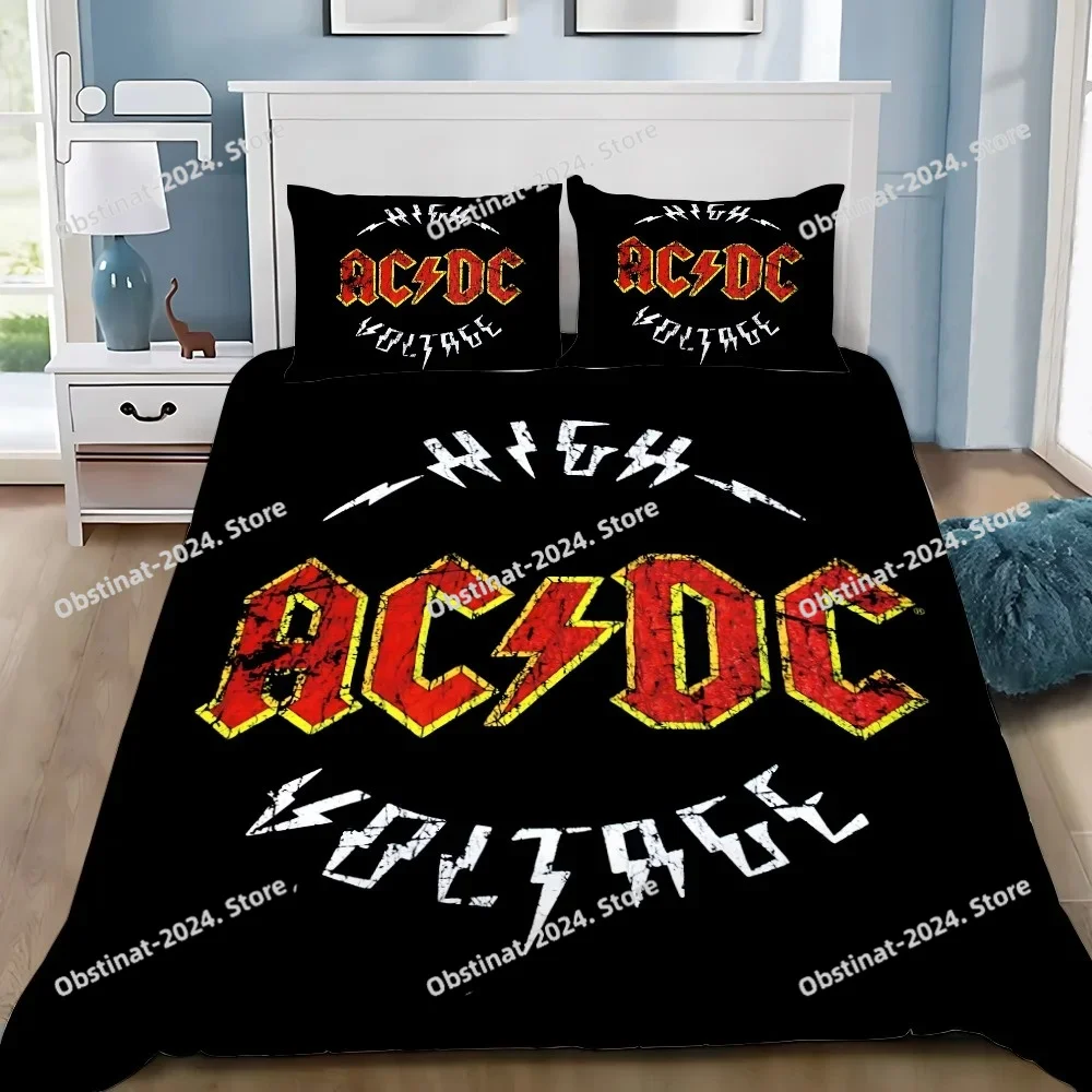 AC-DC Rock Band Bedding Set Printed Duvet Cover Pillowcase Single Double Style Queen King Size Sets Large Size
AC-DC Rock Band Bedding Set Printed Duvet Cover Pillowcase Single Double Style Queen King Size Sets Large Size