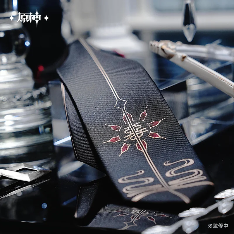 Официальный MiHoYo Genshin Impact Frost & Flame Fatui Harbinger, предварительно завязанный галстук, аксессуары для косплея, галстук, подарки на Хэллоуин
Официальный MiHoYo Genshin Impact Frost & Flame Fatui Harbinger, предварительно завязанный галстук, аксессуары для косплея, галстук, подарки на Хэллоуин