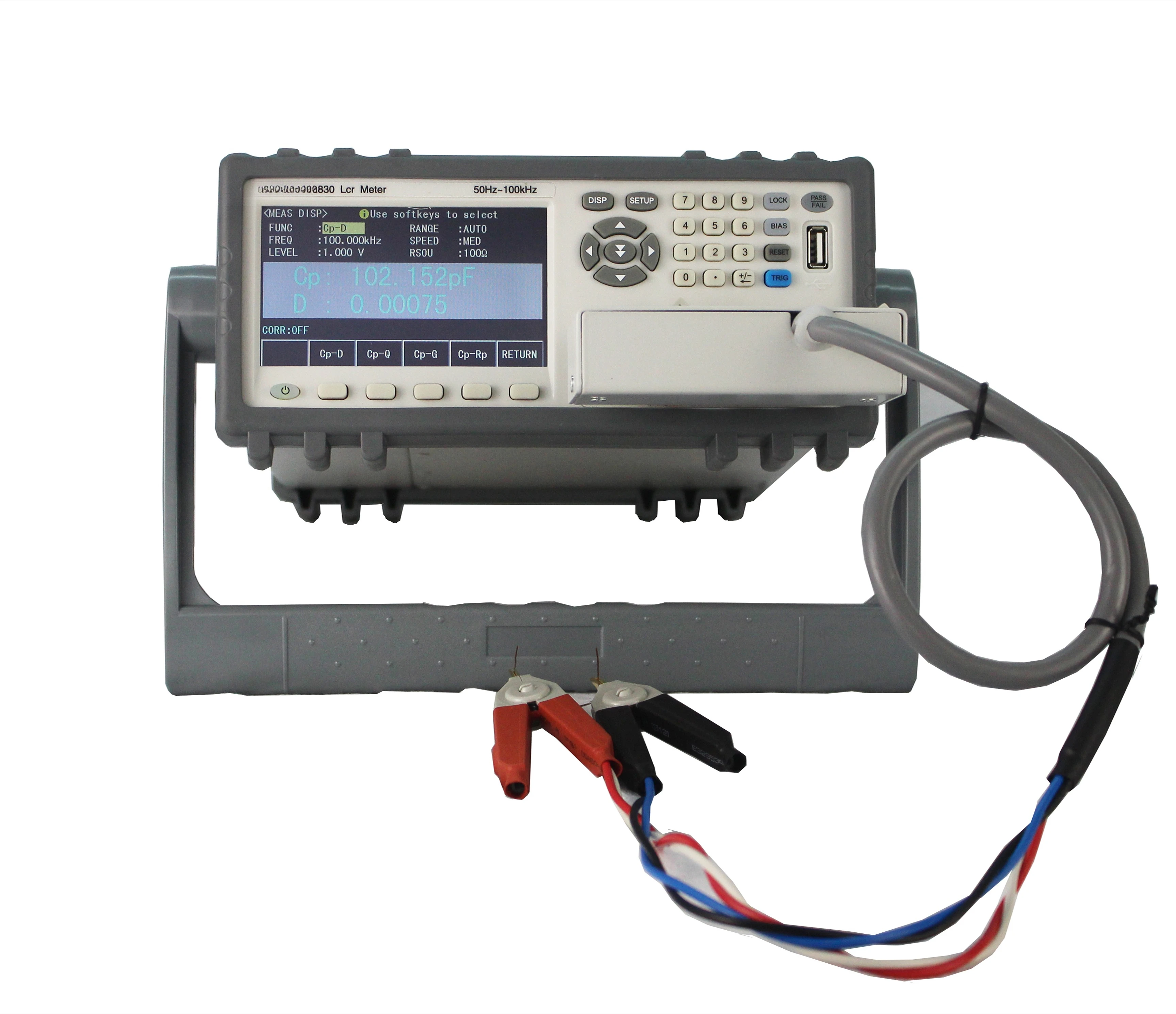 Precision Digital LCR Bridge Instrument LCR Tester 2830 50Hz-100KHz LCR Instrument
Precision Digital LCR Bridge Instrument LCR Tester 2830 50Hz-100KHz LCR Instrument