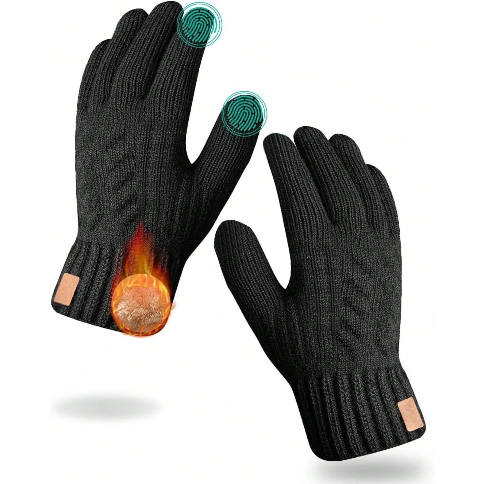 Upgraded Touch Screen Warm Fleece Lining Gloves For Running, Cold Weather
Upgraded Touch Screen Warm Fleece Lining Gloves For Running, Cold Weather