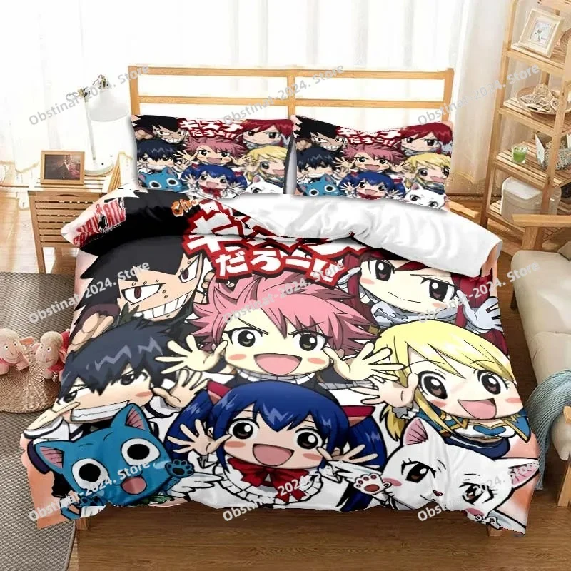 3D Anime Fairy Tail Bedding Set Bed Three-piece Set Duvet Cover Single Double Bed Queen Size Duvet Cover Set Adult Kid's Bedroom
3D Anime Fairy Tail Bedding Set Bed Three-piece Set Duvet Cover Single Double Bed Queen Size Duvet Cover Set Adult Kid's Bedroom