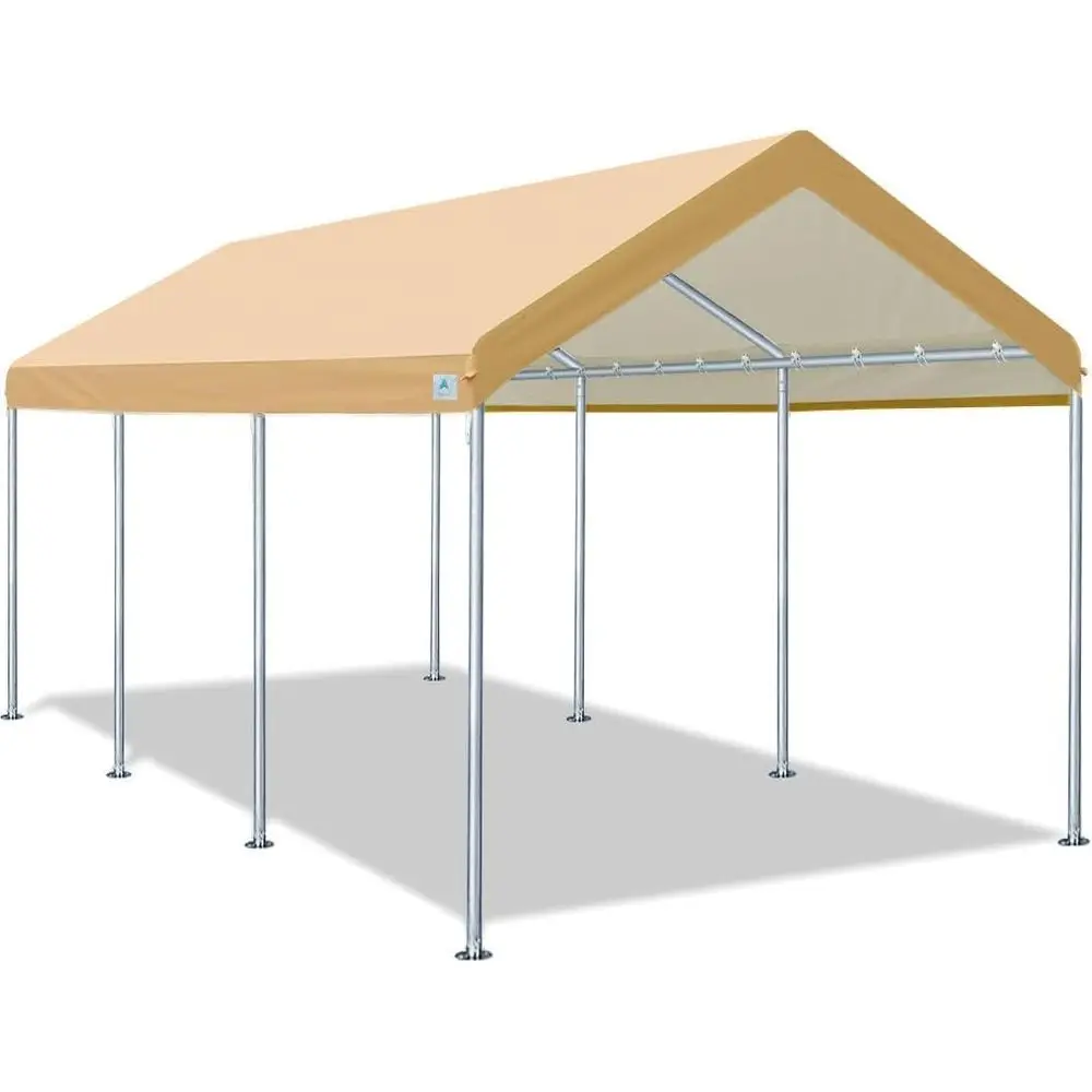 Heavy Duty Carport Portable Car Canopy Garage Party Tent Boat Shelter, Adjustable Height from 9.5 ft to 11 ft, Beige
Heavy Duty Carport Portable Car Canopy Garage Party Tent Boat Shelter, Adjustable Height from 9.5 ft to 11 ft, Beige