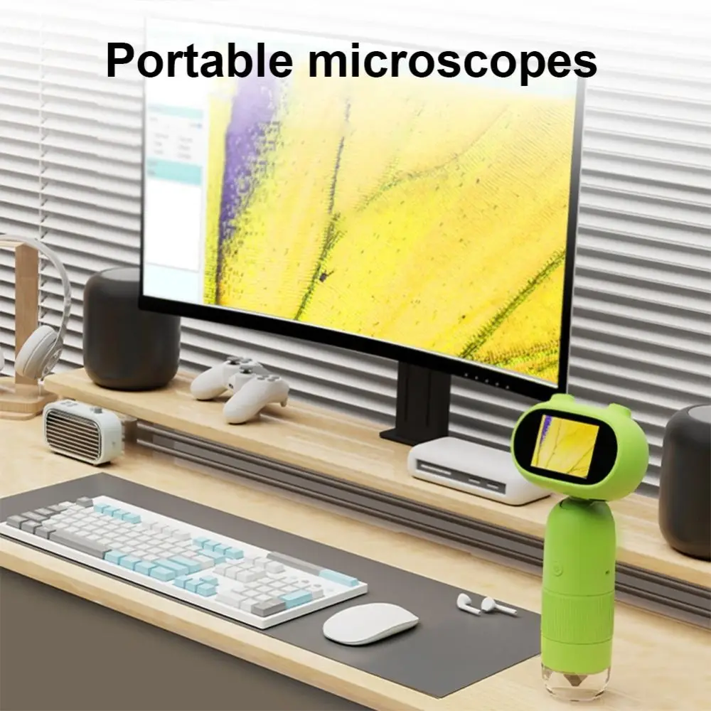 Handheld 1000X Kids Microscope 8 LED Light Photo Digital Microscope Video Function Green Electronic Magnifier Toys
Handheld 1000X Kids Microscope 8 LED Light Photo Digital Microscope Video Function Green Electronic Magnifier Toys