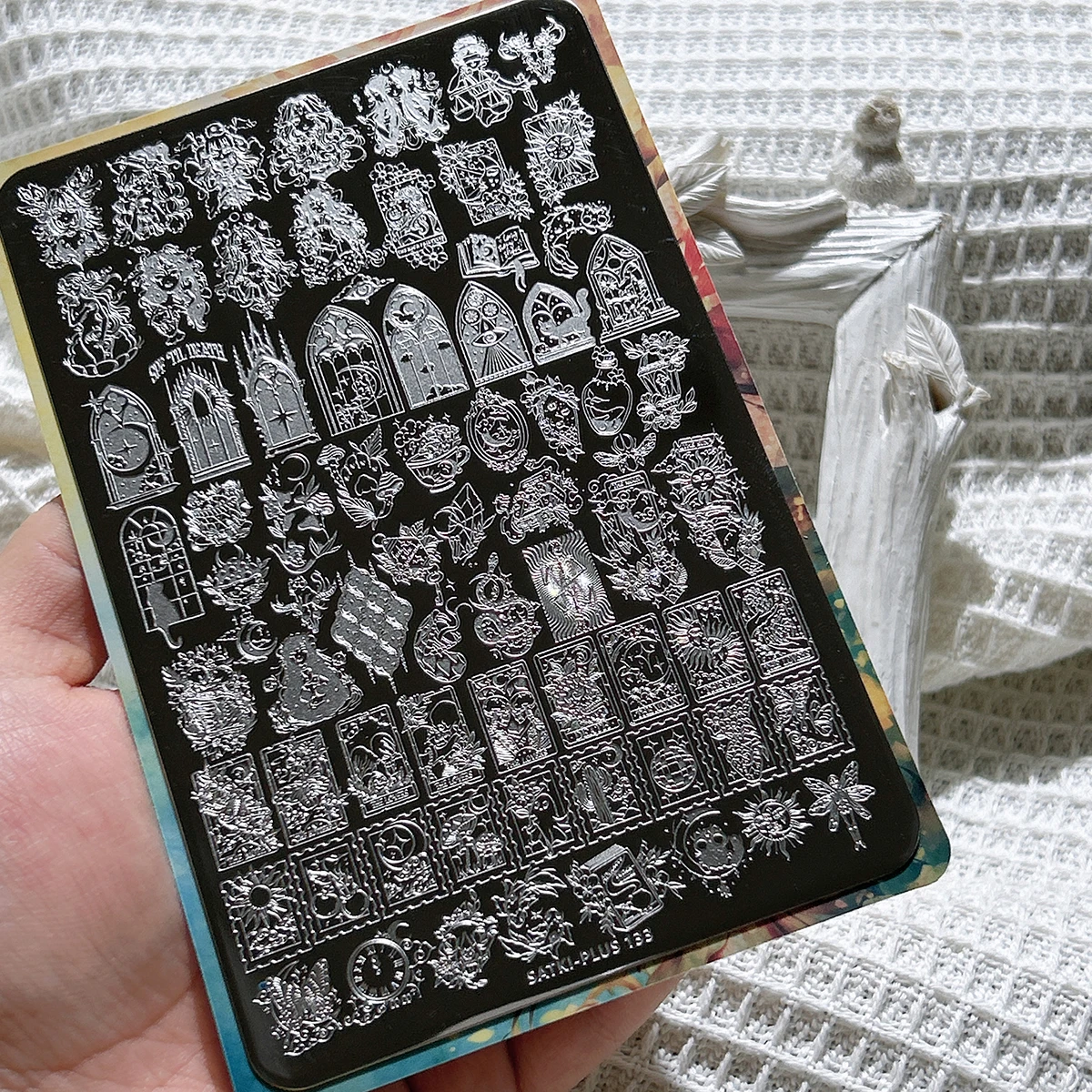 Пластина для штамповки ногтей, Стальная пластина для штамповки, Шаблон для украшения ногтей без покраски, Серия Retro Dark, Horror Ghost, Dark Bloodthirsty Lolita, Студенческие, Spicy Girl Nail Art Patterns, Гель для штамповки ногтей, Пластина для штампов
Пластина для штамповки ногтей, Стальная пластина для штамповки, Шаблон для украшения ногтей без покраски, Серия Retro Dark, Horror Ghost, Dark Bloodthirsty Lolita, Студенческие, Spicy Girl Nail Art Patterns, Гель для штамповки ногтей, Пластина для штампов