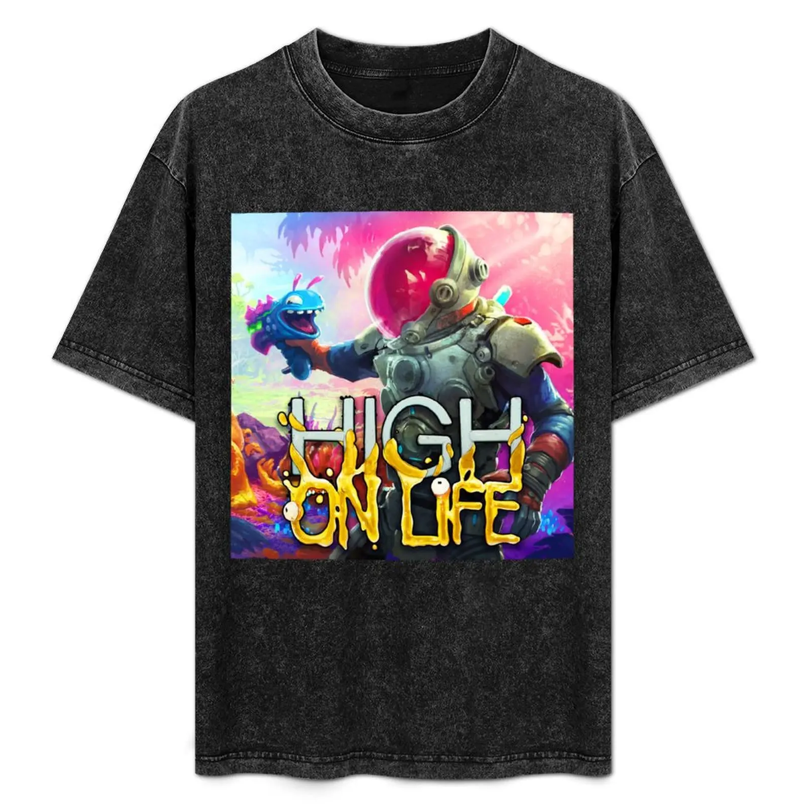High on life- Game T-Shirt Trendy Print Short Sleeve T-Shirt
High on life- Game T-Shirt Trendy Print Short Sleeve T-Shirt
