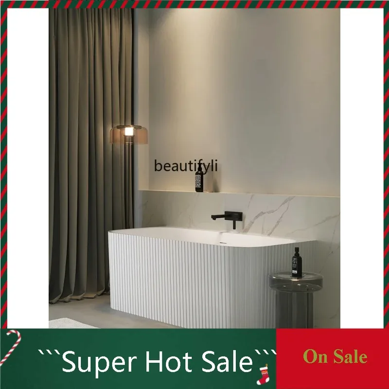 A076 Bathroom acrylic bright bathtub household small apartment hotel B & B wall striped seamless integrated bathtub
A076 Bathroom acrylic bright bathtub household small apartment hotel B & B wall striped seamless integrated bathtub