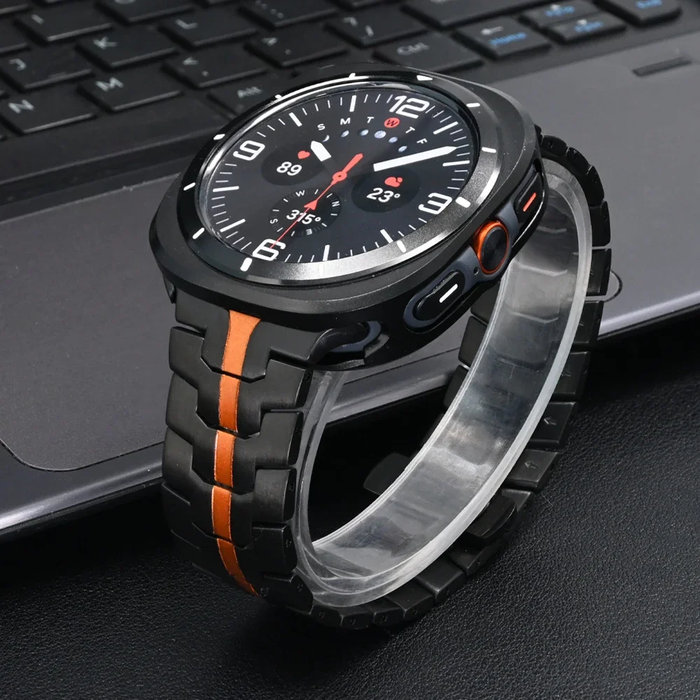 Luxury Stainless Steel Band+Metal Case for Samsung Galaxy Watch Ultra 47mm Butterfly Buckle Strap for Galaxy 47 Ultra 7 Bracelet
Luxury Stainless Steel Band+Metal Case for Samsung Galaxy Watch Ultra 47mm Butterfly Buckle Strap for Galaxy 47 Ultra 7 Bracelet