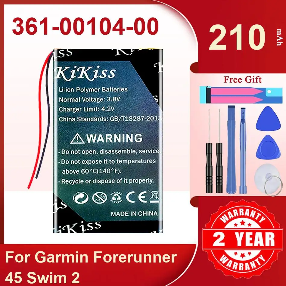 Перезаряжаемая батарея для часов 361-00104-00 для Garmin Forerunner 45 Swim 2
Перезаряжаемая батарея для часов 361-00104-00 для Garmin Forerunner 45 Swim 2