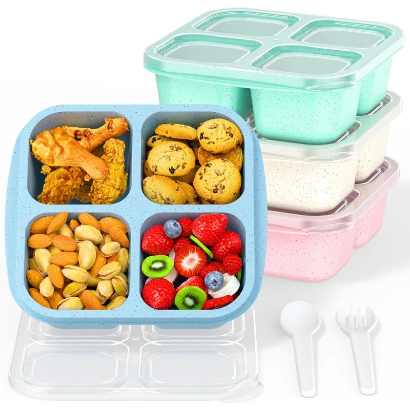 Контейнеры для еды Bento (4 упаковки)-многоразовые контейнеры для еды с 4 отделениями для взрослых
Контейнеры для еды Bento (4 упаковки)-многоразовые контейнеры для еды с 4 отделениями для взрослых