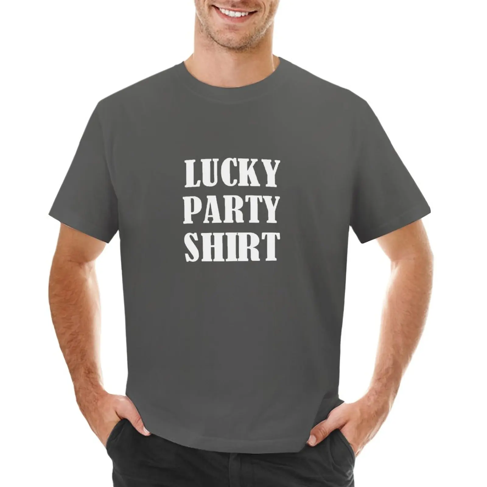 Lucky Party Shirt T-Shirt vintage clothes tees anime clothes T-shirts for men cotton
Lucky Party Shirt T-Shirt vintage clothes tees anime clothes T-shirts for men cotton