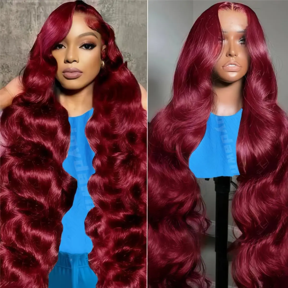 200 Density Burgundy 13x6 HD Lace Frontal Human Hair Wig 99j Body Wave 13x4 Lace Front Wigs Human Hair Brazilian Lace Wigs
200 Density Burgundy 13x6 HD Lace Frontal Human Hair Wig 99j Body Wave 13x4 Lace Front Wigs Human Hair Brazilian Lace Wigs