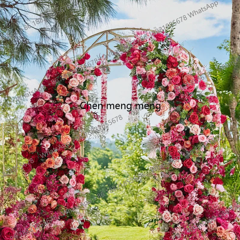2.3M Rose Pink Horn Flower Arrangement Wedding Background Stage Decoration Sheep Horn Door Decoration Flower Arrangement
2.3M Rose Pink Horn Flower Arrangement Wedding Background Stage Decoration Sheep Horn Door Decoration Flower Arrangement