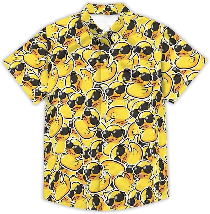 3D Printed Yellow Duck Shirts For Men Clothes Funny Pineapple Graphic Blouses Hawaiian Male Short Sleeve Y2k Button Shirts Top
3D Printed Yellow Duck Shirts For Men Clothes Funny Pineapple Graphic Blouses Hawaiian Male Short Sleeve Y2k Button Shirts Top