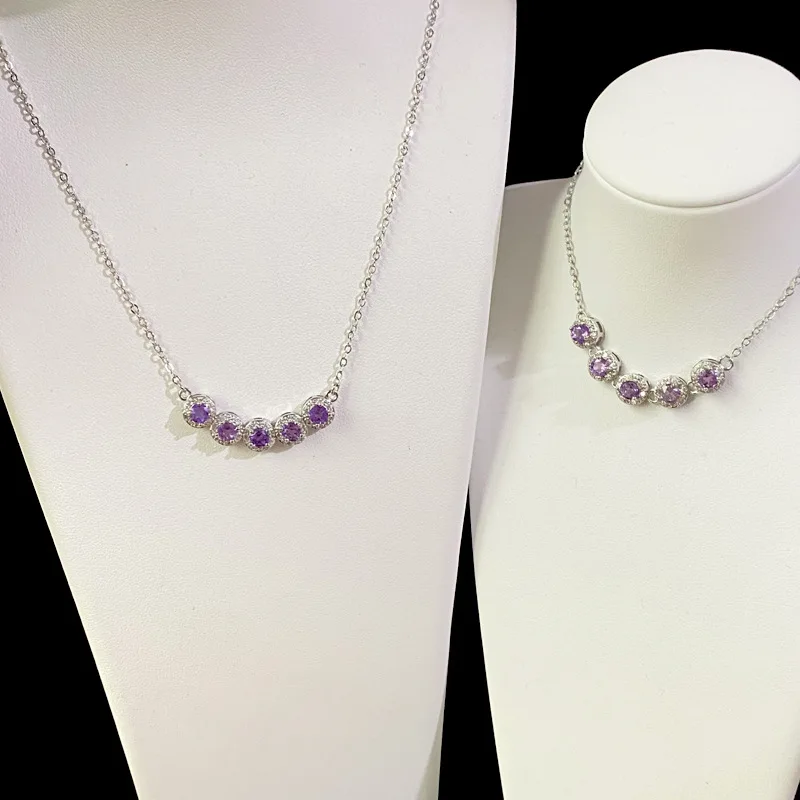 Purple style amethyst niche design Xiaoxiangfeng alloy sleeve bracelet necklace fairy temperament collarbone chain
Purple style amethyst niche design Xiaoxiangfeng alloy sleeve bracelet necklace fairy temperament collarbone chain