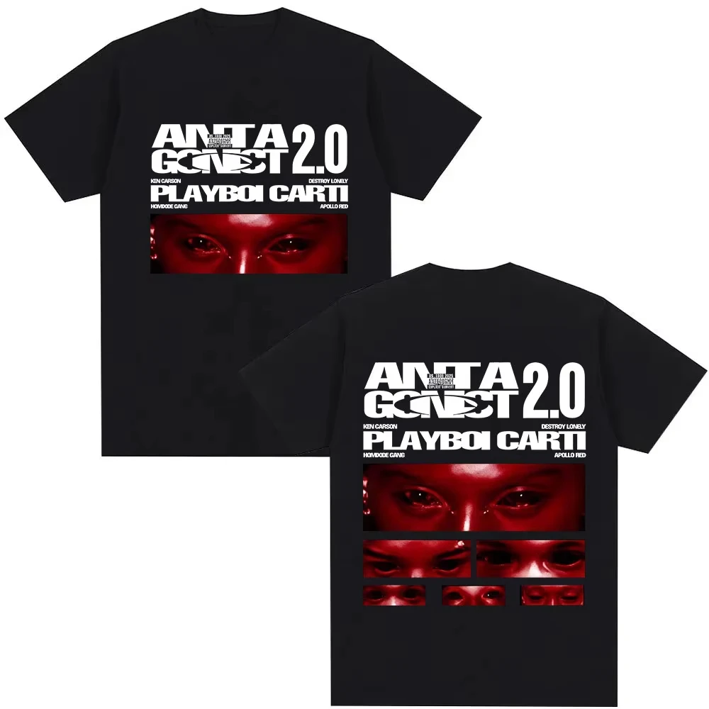 Rapper Playboi Carti Antagonist 2.0 Album 2025 Merch T Shirts Men Women Clothing Vintage Aesthetic Cotton Tees Gothic Streetwear
Rapper Playboi Carti Antagonist 2.0 Album 2025 Merch T Shirts Men Women Clothing Vintage Aesthetic Cotton Tees Gothic Streetwear