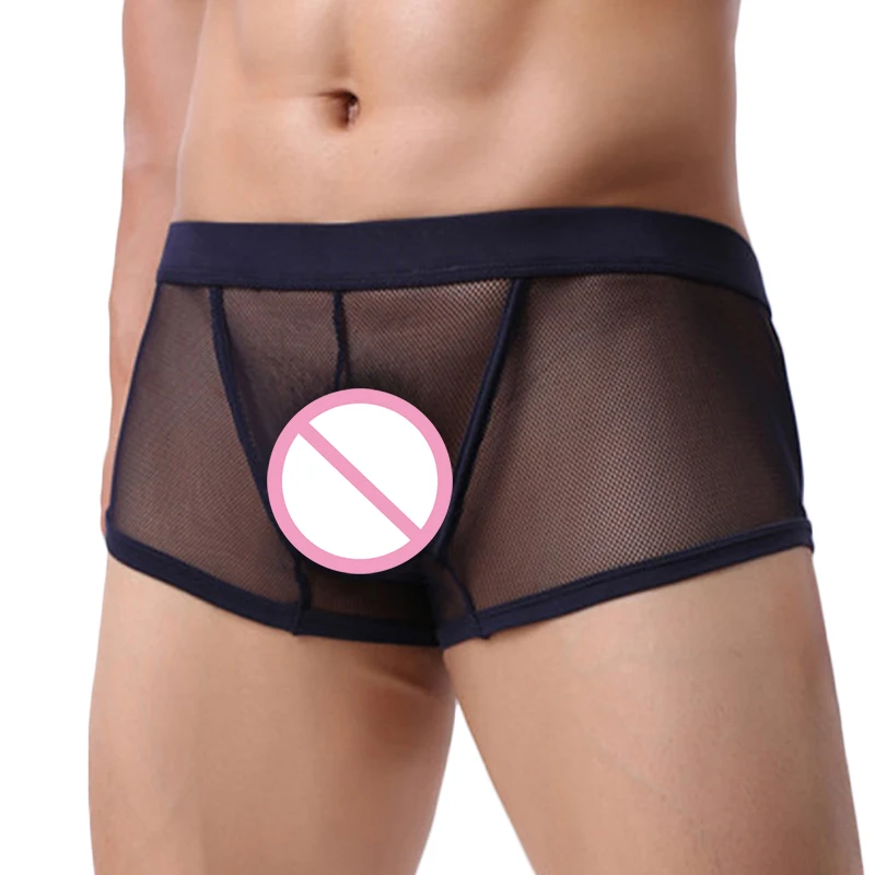 Men's sexy Ultra-Thin Mesh Boxers Transparent Openwork sheer Lingerie Mesh Quadrangular Shorts Micro Mini Sissy Bikini Panties
Men's sexy Ultra-Thin Mesh Boxers Transparent Openwork sheer Lingerie Mesh Quadrangular Shorts Micro Mini Sissy Bikini Panties