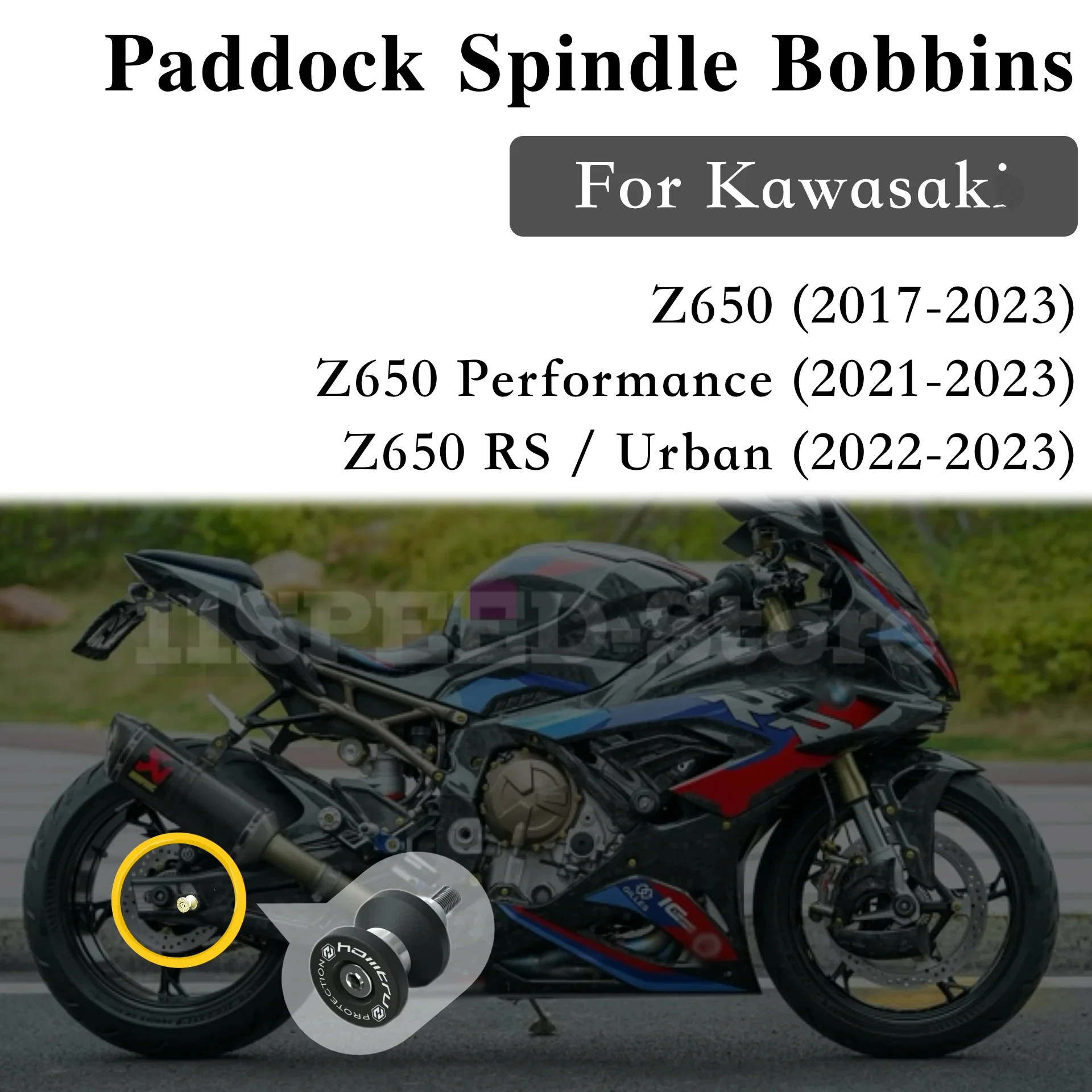 Paddock Stand Bobbins hole matching For Kawasaki Z650 Z650RS Performance Urban 2017-2023 motorcycle accessories for protection
Paddock Stand Bobbins hole matching For Kawasaki Z650 Z650RS Performance Urban 2017-2023 motorcycle accessories for protection