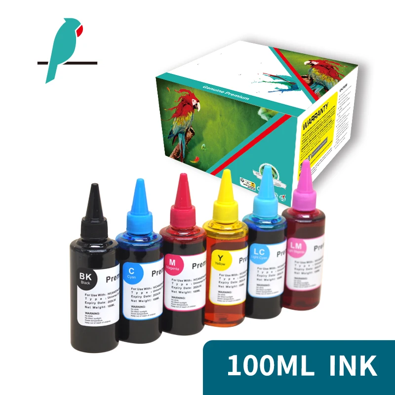 100ML Refill Ink Kit for Canon, HP, Brother, Lexmark, Samsung, Dell, Kodak, All Inkjet Printer
100ML Refill Ink Kit for Canon, HP, Brother, Lexmark, Samsung, Dell, Kodak, All Inkjet Printer