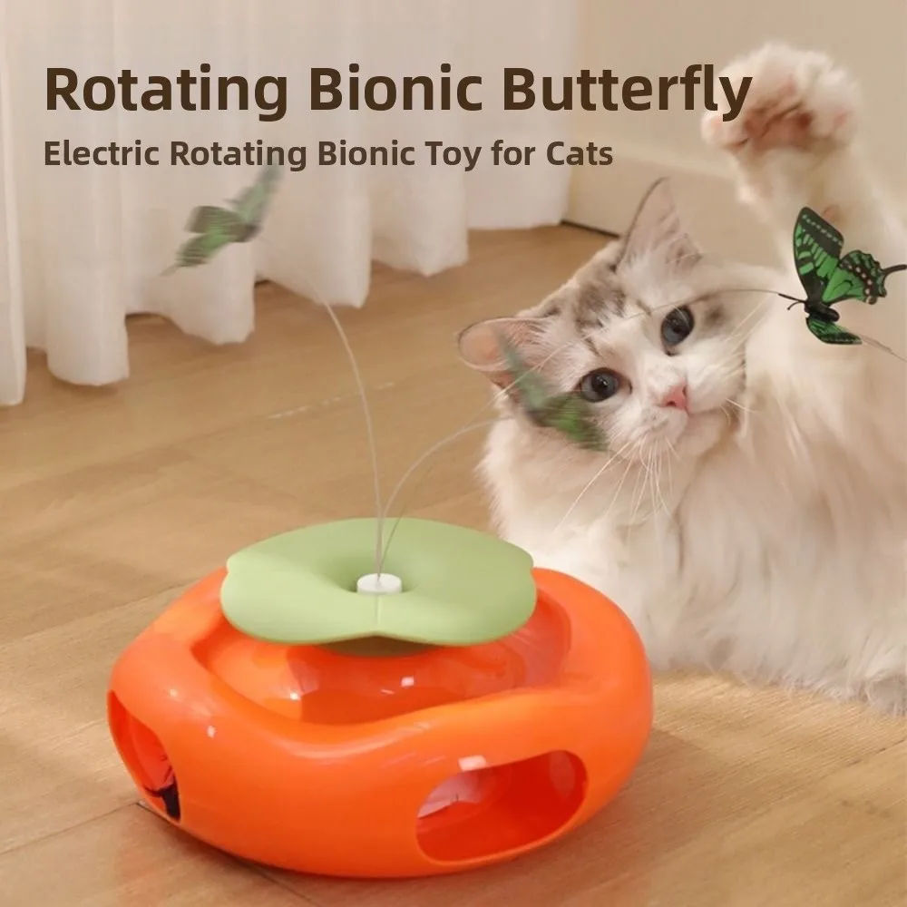 Creative Electric Cat Rotating Toy Non-slip Built-in Feather Butterfly Cat Teaser Toy 360 Rotation Butterfly Cute
Creative Electric Cat Rotating Toy Non-slip Built-in Feather Butterfly Cat Teaser Toy 360 Rotation Butterfly Cute