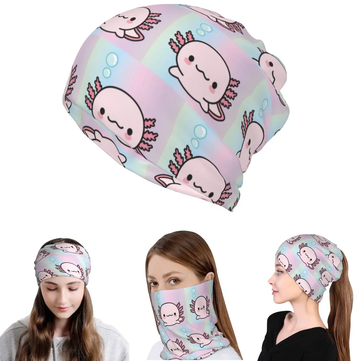 Cute Axolotl Bandana Neck Gaiter Wrap Scarf Multifunction Face Mask Beanies Hat Unisex Adult Washable
Cute Axolotl Bandana Neck Gaiter Wrap Scarf Multifunction Face Mask Beanies Hat Unisex Adult Washable