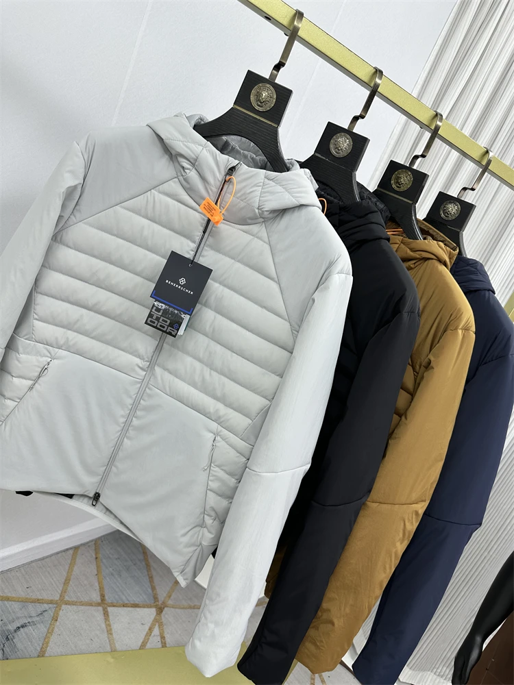 Легкая теплая ветрозащитная мужская повседневная куртка с капюшоном, модная городская утепленная куртка на молнии, цветная
Легкая теплая ветрозащитная мужская повседневная куртка с капюшоном, модная городская утепленная куртка на молнии, цветная