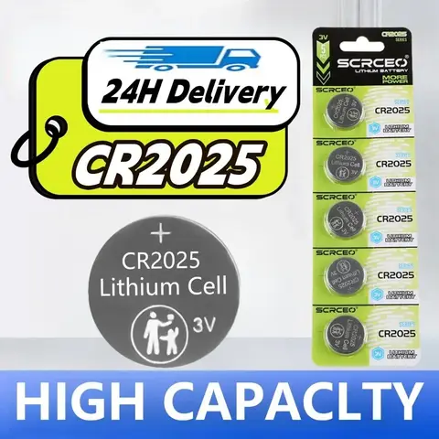 2-50PCS 3V CR2025 CR 2025 Lithium Button Battery DL2025 BR2025 5003LC LM2025 Coin Cell Watch Batteries For Toys Clock Computer