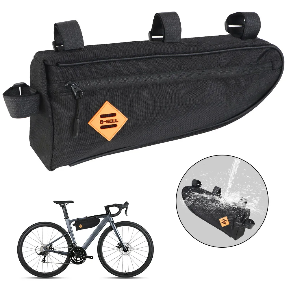 Bicycle Triangle Bag Waterproof Large Capacity Frame Front Tube Bag Packing Pouch Accessories Flat Bottomed bag Multi-functional
Bicycle Triangle Bag Waterproof Large Capacity Frame Front Tube Bag Packing Pouch Accessories Flat Bottomed bag Multi-functional