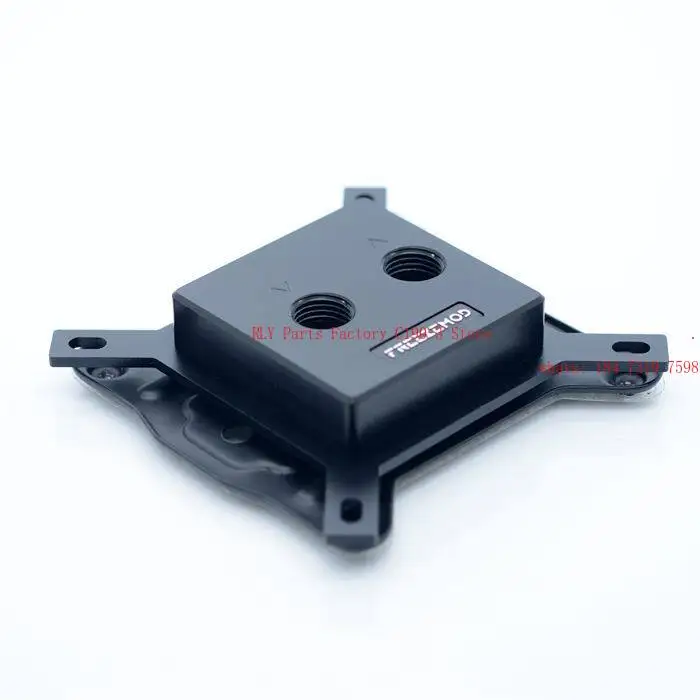 Computer CPU water cooling head POOC jet type black high temperature resistant POM upper cover
Computer CPU water cooling head POOC jet type black high temperature resistant POM upper cover