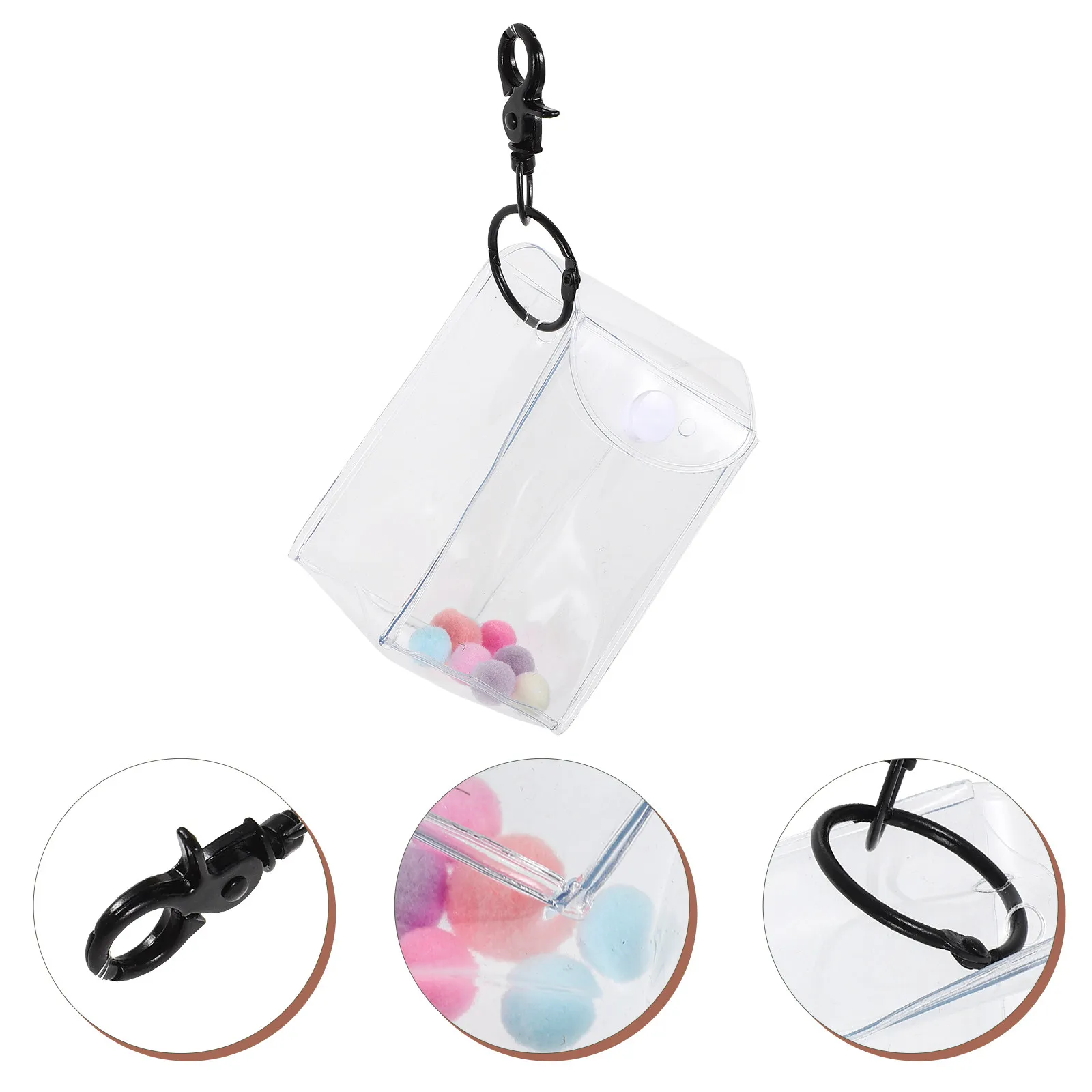 Mini Clear Figure Storage Bag Hanging Portable Carrying Keychain Large Capacity Transparent Display Organizer Small Bag
Mini Clear Figure Storage Bag Hanging Portable Carrying Keychain Large Capacity Transparent Display Organizer Small Bag