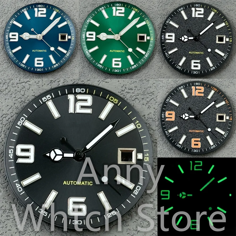 31,5 мм черный, синий, зеленый стерильный циферблат для часов с набором стрелок C3, светящийся механизм ETA2824 PT5000 Miyota8215 DG2813 3804
31,5 мм черный, синий, зеленый стерильный циферблат для часов с набором стрелок C3, светящийся механизм ETA2824 PT5000 Miyota8215 DG2813 3804