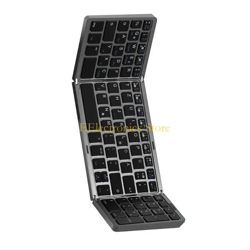 B03C German Foldable Bluetooth-compatible Keyboards with Touchpads Rechargeable Wireless Mini Keyboards for Smartphone Tablets
B03C German Foldable Bluetooth-compatible Keyboards with Touchpads Rechargeable Wireless Mini Keyboards for Smartphone Tablets