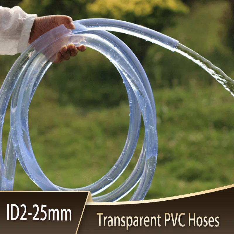 1M/3M/5M PVC Hose High Quality Flexible Clear Water Pump Tube ID2-25mm for Aquarium Garden Irrigation Hydroponics DIY Home
1M/3M/5M PVC Hose High Quality Flexible Clear Water Pump Tube ID2-25mm for Aquarium Garden Irrigation Hydroponics DIY Home
