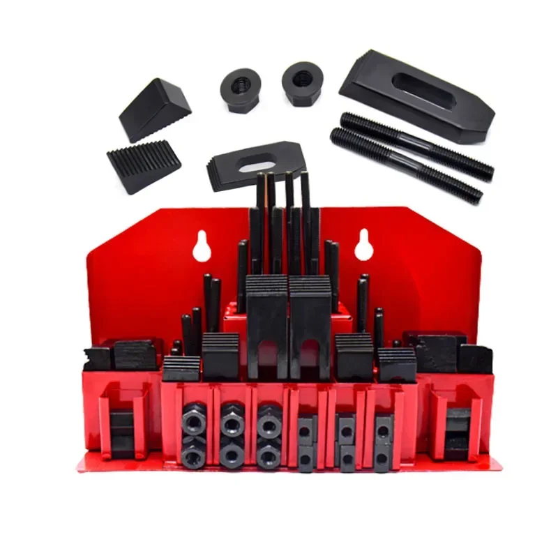 58 piece set of milling machine accessories, pressure plate mold, universal fixture assembly, and hardened pressure plate combin
58 piece set of milling machine accessories, pressure plate mold, universal fixture assembly, and hardened pressure plate combin