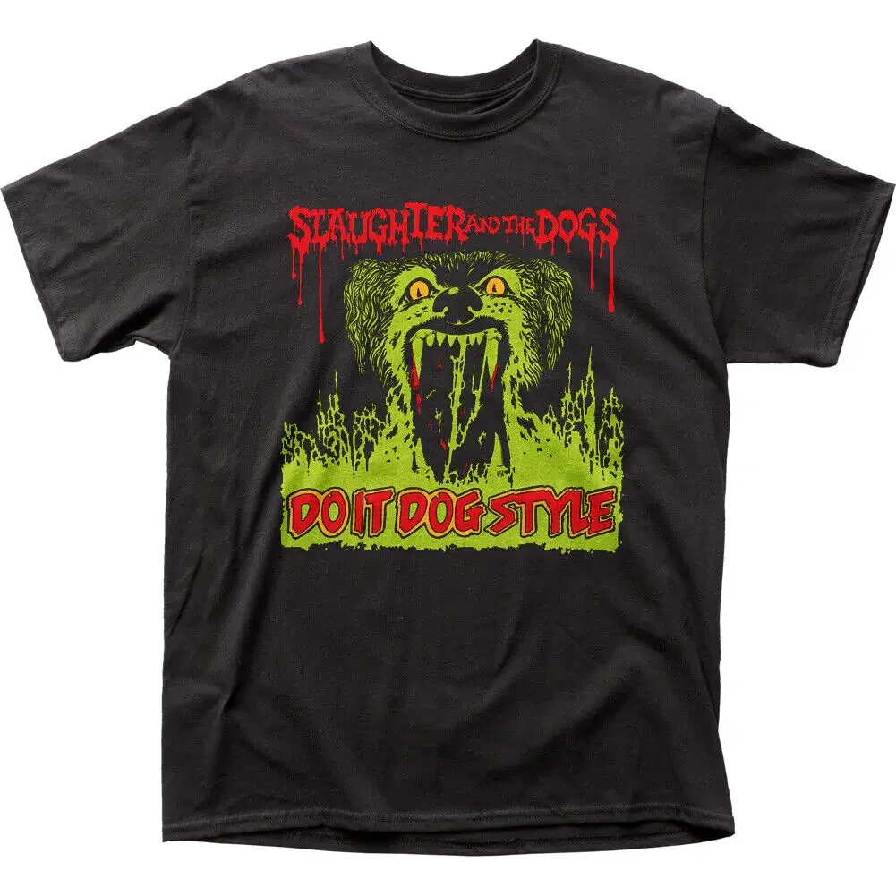 Мужская футболка Slaughter and the Dogs Do It в стиле собаки с лицензией в стиле рок-н-ролл, черная
Мужская футболка Slaughter and the Dogs Do It в стиле собаки с лицензией в стиле рок-н-ролл, черная